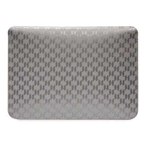 Karl Lagerfeld для ноутбуков 13"/14" чехол Saffiano Sleeve Monogram NFT Choupette Silver