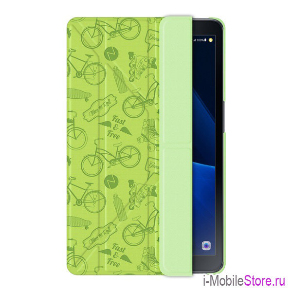 Чехол Deppa Wallet Onzo для Samsung Galaxy Tab A 10.1" (2016), зеленый (без упаковки)