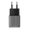 EnergEA СЗУ Ampcharge GaN20, USB-C PD20 + USB-A QC18 total 20W Gunmetal