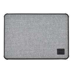 Чехол Uniq DFender Sleeve Kanvas для MacBook Pro/Air 13 (2016-2020), серый