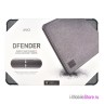 Чехол Uniq DFender Sleeve Kanvas для MacBook Pro/Air 13 (2016-2020), серый