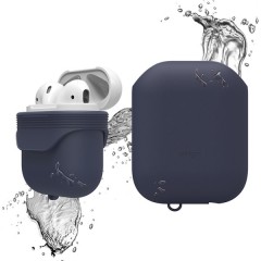 Чехол Elago Waterproof case для кейса AirPods 1/2, синий