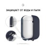 Чехол Elago Waterproof case для кейса AirPods 1/2, синий