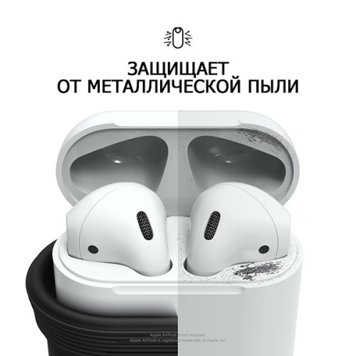 Чехол Elago Waterproof case для кейса AirPods 1/2, синий
