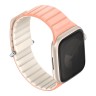 Uniq для Apple Watch 49-46-45-44 mm ремешок Revix EVO reversible Magnetic Crepe Pink/Ivory
