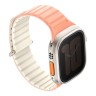 Uniq для Apple Watch 49-46-45-44 mm ремешок Revix EVO reversible Magnetic Crepe Pink/Ivory