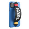 Чехол Karl Lagerfeld PU Leather Strap Karl Logo Hard для iPhone 11 Pro, синий