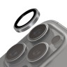 Uniq стекло для iPhone 16 Pro/16 Pro Max OPTIX Camera Lens PRIME Sapphire Stainless steel Grey