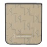 Karl Lagerfeld для Galaxy Z Flip 6 чехол PU-кожа Monogram Beige
