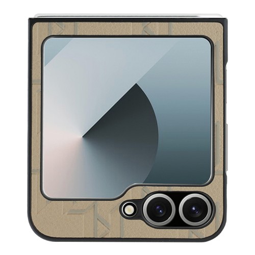 Karl Lagerfeld для Galaxy Z Flip 6 чехол PU-кожа Monogram Beige
