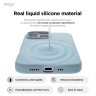Elago для iPhone 16 Pro чехол Soft silicone (Liquid) Sky Blue