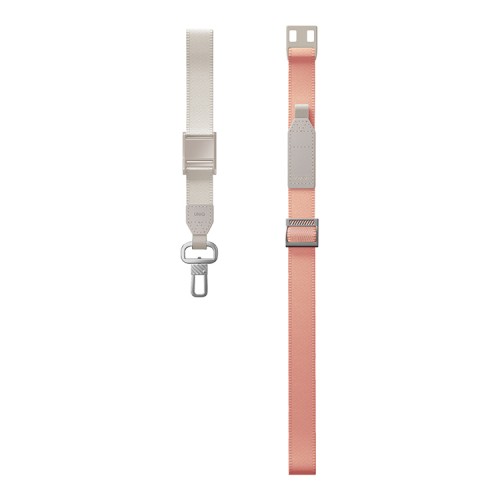 Uniq ремешок на шею/руку Vista Duo 2-in-1 Lanyard and Handstrap Peach/Beige