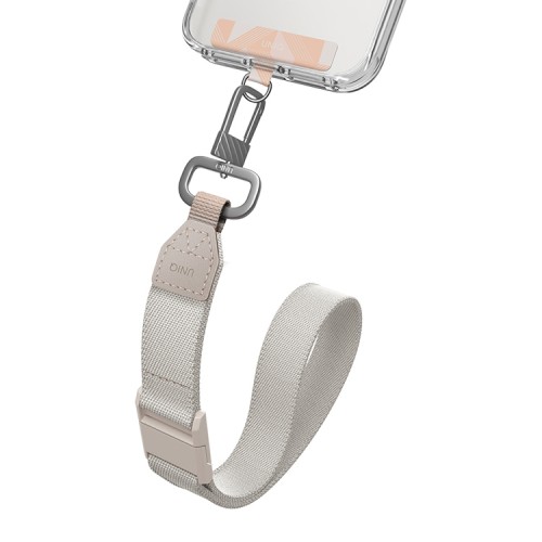 Uniq ремешок на шею/руку Vista Duo 2-in-1 Lanyard and Handstrap Peach/Beige