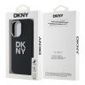 DKNY для iPhone 16 чехол Liquid Silicone Stack Metal logo and Camera Hard Black