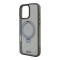 TUMI для iPhone 16 Pro чехол PC/TPU + Aluminium Ring stand Hard Black (MagSafe)