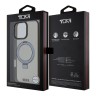 TUMI для iPhone 16 Pro чехол PC/TPU + Aluminium Ring stand Hard Black (MagSafe)