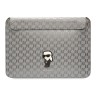 Karl Lagerfeld для ноутбуков 16" чехол Saffiano Sleeve Monogram NFT Karl Ikonik Silver