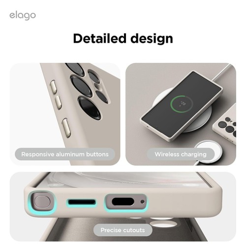 Elago для Galaxy S25 Ultra чехол Soft silicone (Liquid) Stone (Magnetic)