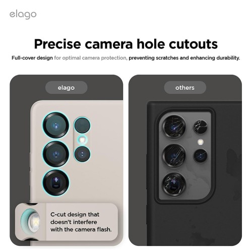 Elago для Galaxy S25 Ultra чехол Soft silicone (Liquid) Stone (Magnetic)