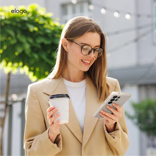 Elago для Galaxy S25 Ultra чехол Soft silicone (Liquid) Stone (Magnetic)