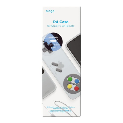 Чехол Elago R4 Retro case для пульта Apple TV (по 2020 г.), прозрачный