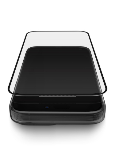 Uniq стекло для iPhone 17 Pro Max OPTIX Matte Anti-Dust filter Black (+installer)