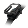 Uniq чехол Torres 9H glass Anti-microbial для Apple Watch 44 мм, черный