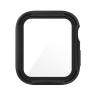 Uniq чехол Torres 9H glass Anti-microbial для Apple Watch 44 мм, черный