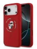 Karl Lagerfeld для iPhone 17 Pro чехол Liquid Silicone NFT Karl & Choupette Hard Red (MagSafe)