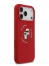 Karl Lagerfeld для iPhone 17 Pro чехол Liquid Silicone NFT Karl & Choupette Hard Red (MagSafe)