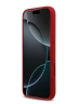 Karl Lagerfeld для iPhone 17 Pro чехол Liquid Silicone NFT Karl & Choupette Hard Red (MagSafe)