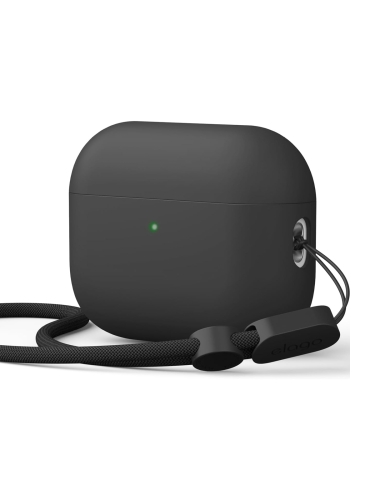 Elago для AirPods Pro 3 чехол Liquid Hybrid Strap case Black