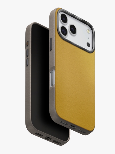 Uniq для iPhone 17 Pro чехол Lyden DS Canary Yellow/Flint Grey (Magsafe)