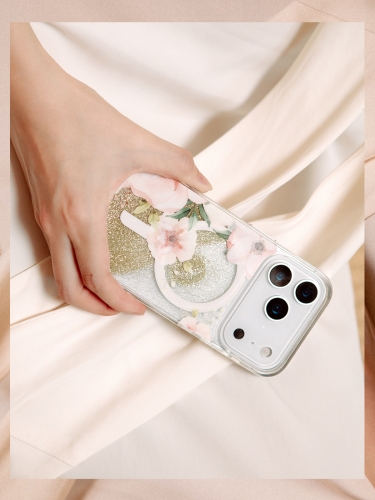 Uniq для iPhone 17 Pro Max чехол COEHL Waterfall Fleurette Spring Blossom (MagSafe)