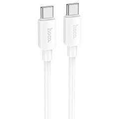 HOCO кабель X96 Hyper PD60W charging data cable Type-C to Type-C (1 метр) White