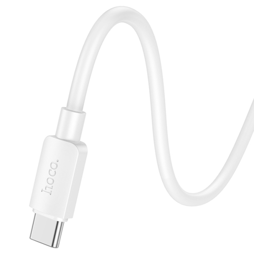 HOCO кабель X96 Hyper PD60W charging data cable Type-C to Type-C (1 метр) White