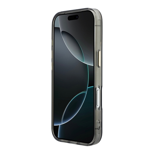 Karl Lagerfeld для iPhone 17 Pro чехол IML K HEAD Metal logo & Camera прозрачный/черный (MagSafe)