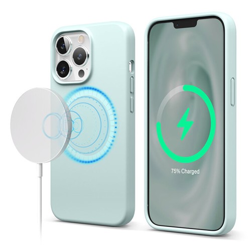 Чехол Elago MagSafe Soft Silicone для iPhone 13 Pro, Mint