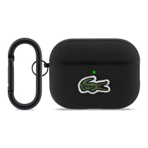 Lacoste для AirPods Pro 3 чехол PVC Iconic Woven logo Black