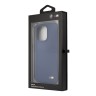 Чехол BMW M-Collection Liquid Silicone для iPhone 13 Pro, синий (Magsafe)