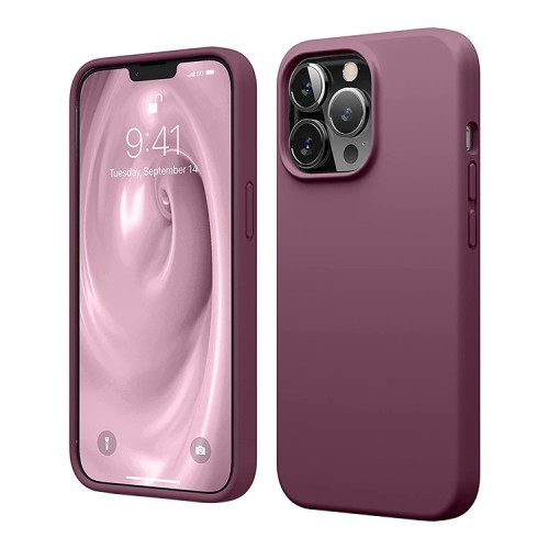 Чехол Elago Soft Silicone для iPhone 13 Pro Max, Burgundy