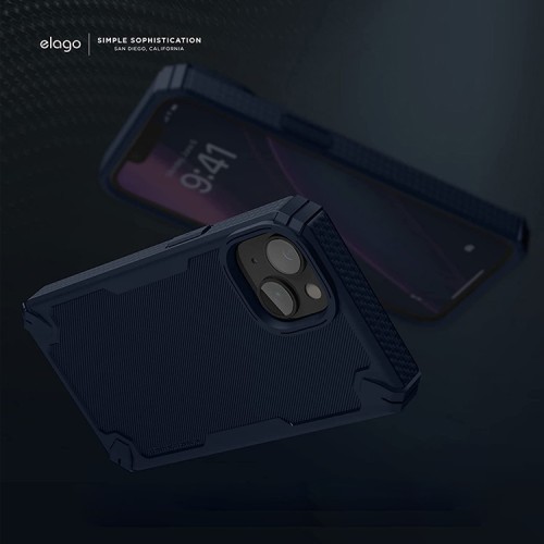 Чехол Elago ARMOR Silicone case для iPhone 14 Plus, синий