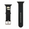 Ремешок Lagerfeld Silicone Karl head для Apple Watch 38-40-41 mm, черный