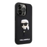 Чехол Lagerfeld 3D Rubber NFT Karl Ikonik Hard для iPhone 14 Pro Max, черный