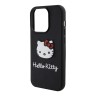 Hello Kitty для iPhone 15 Pro чехол 3D Rubber Kitty Head Hard Black