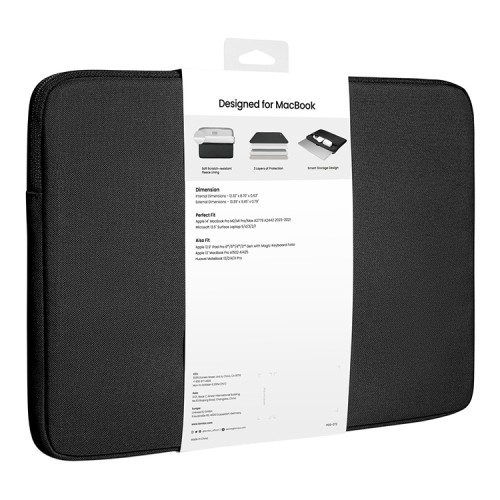 Tomtoc Laptop чехол Light-A18 Laptop Sleeve 14" Black