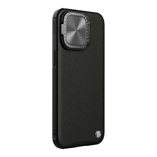 Nillkin для iPhone 15 Pro Max чехол CamShield ProP PU Leather Magnetic Black (magsafe)