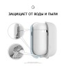 Чехол Elago Waterproof case для кейса AirPods 1/2, белый