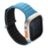 Uniq для Apple Watch 49-46-45-44 mm ремешок Revix EVO reversible Magnetic Pacific Blue/Black