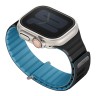 Uniq для Apple Watch 49-46-45-44 mm ремешок Revix EVO reversible Magnetic Pacific Blue/Black